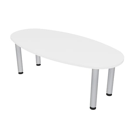 Skutchi Designs 33.5 in W, 59.5 in L, 29 in H, Engineered Wood Top, White HAR-BOVL-34X60-PT-09